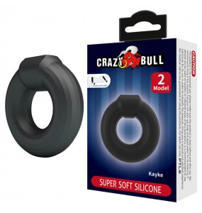 CRAZY BULL - Kayke Super Soft Silicon Male Delay Cock Rings (Model 2)